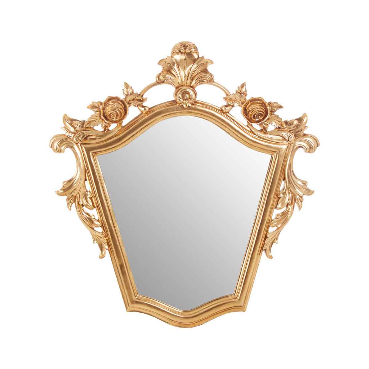 Marseille Gold Finish Tapered Wall Mirror