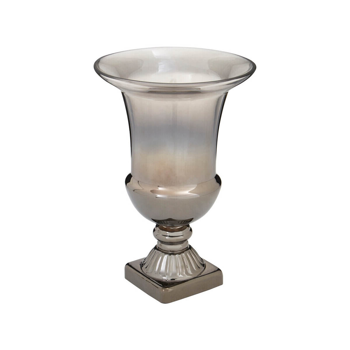 Alexa Ombre Fluted Small Glass Vase
