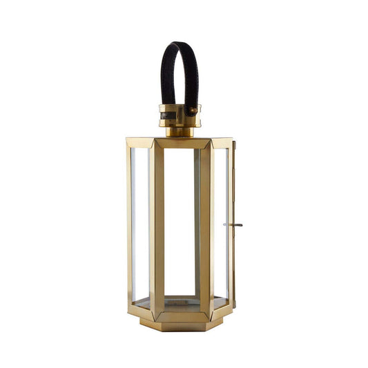 Herber Small Gold Finish Lantern