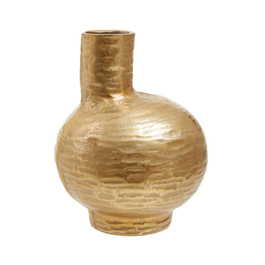 Deomali Small Abstract Gold Finish Vase