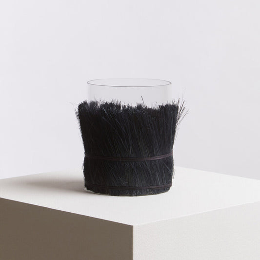 Kuta Black Large Candle Holder