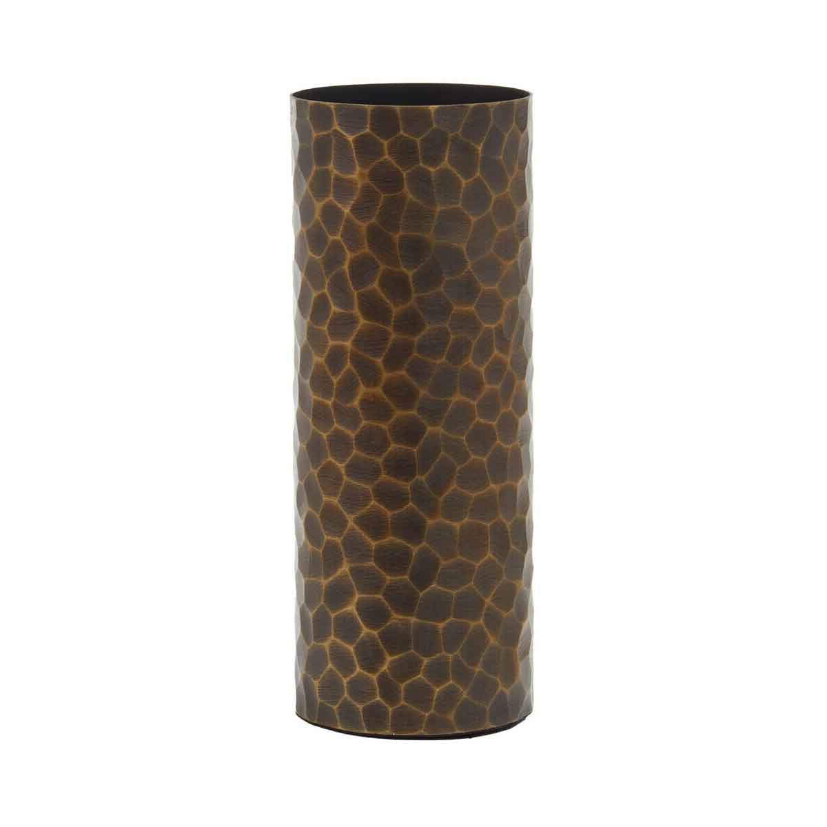 Akola Large Antique Gold Metal Vase