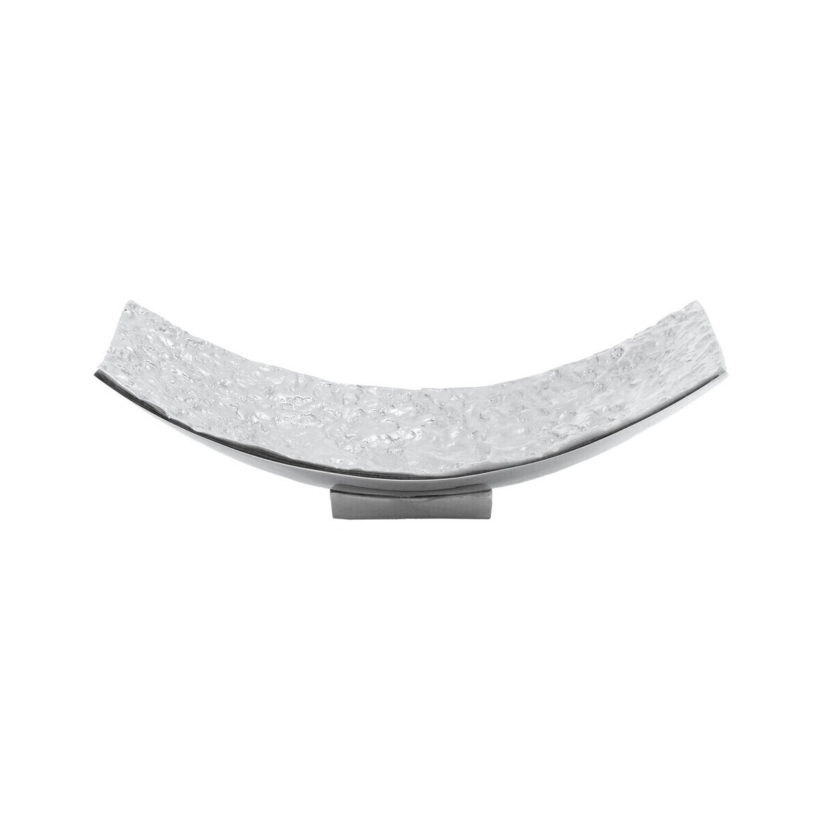 Akola Silver Textured Decorative Dish
