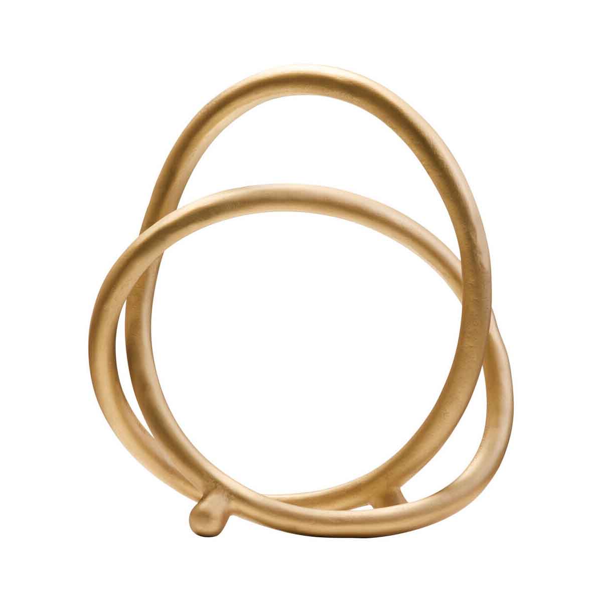 Prato Matt Gold Finish Twist Sculpture