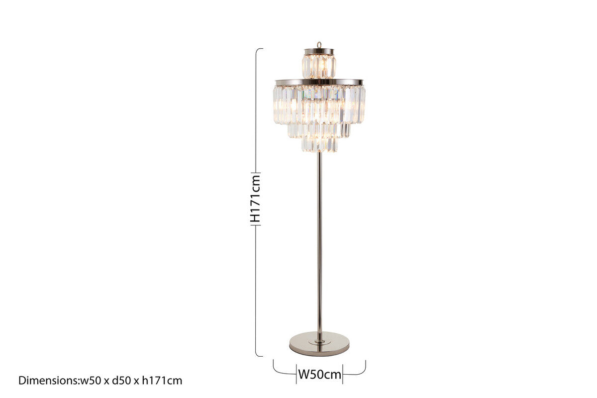 Kensington Townhouse 10 Bulbs Floor Lamp.