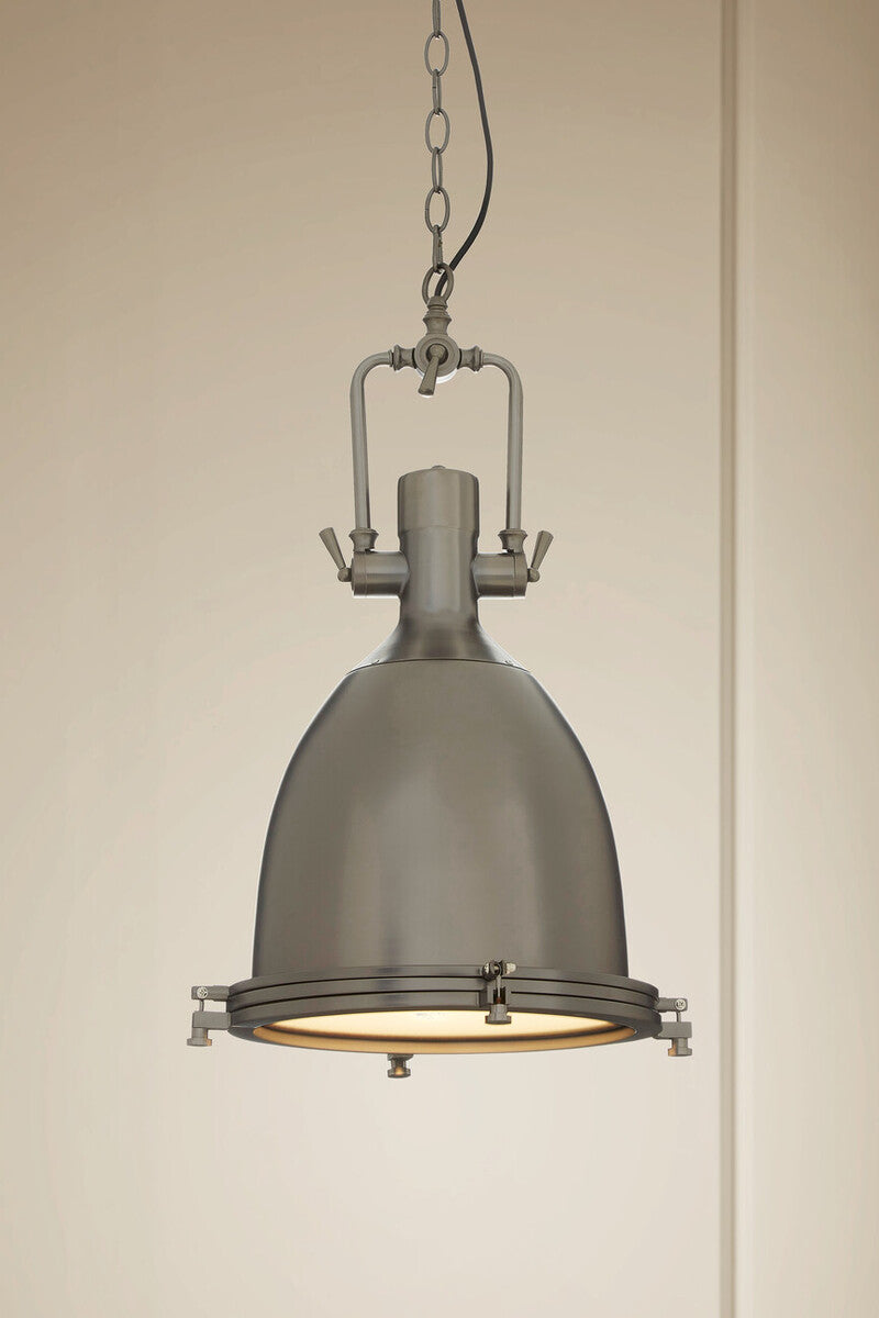 Lexington Large Gunmetal Pendant Light