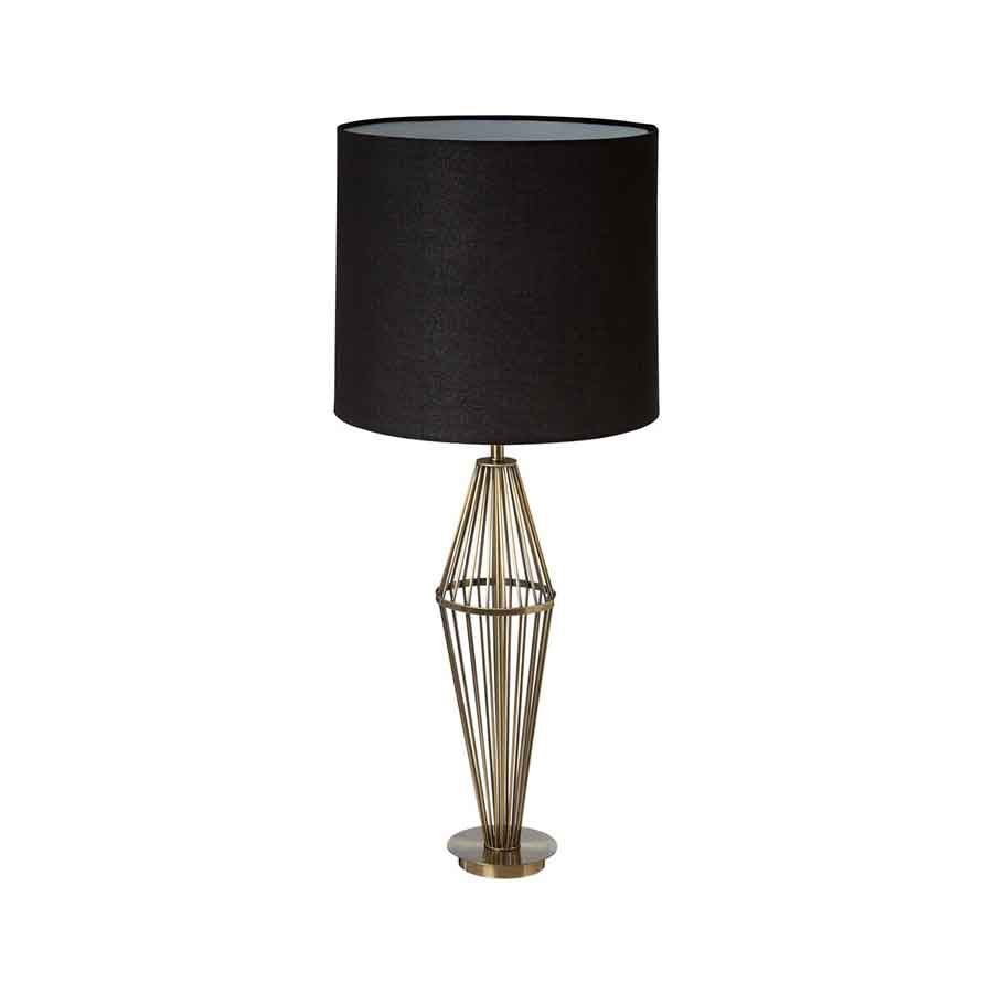 Reginald Antique Brass Table Lamp