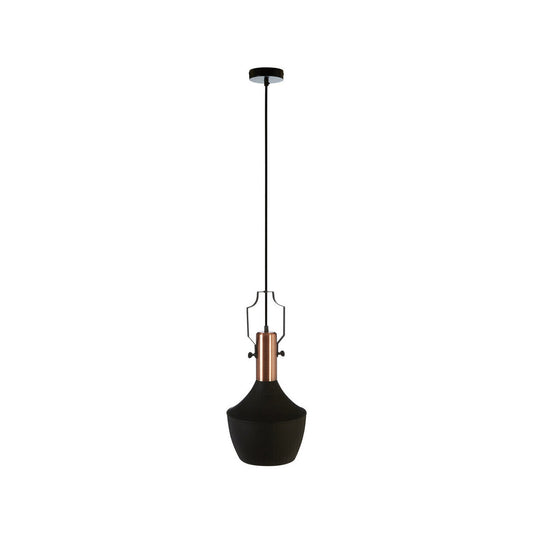 Argo Medium Pendant Light in Black and Copper