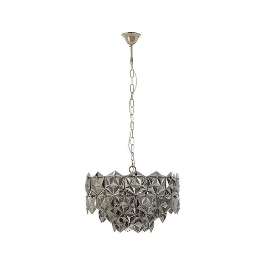 Rydello Smoked Grey Glass Chandelier