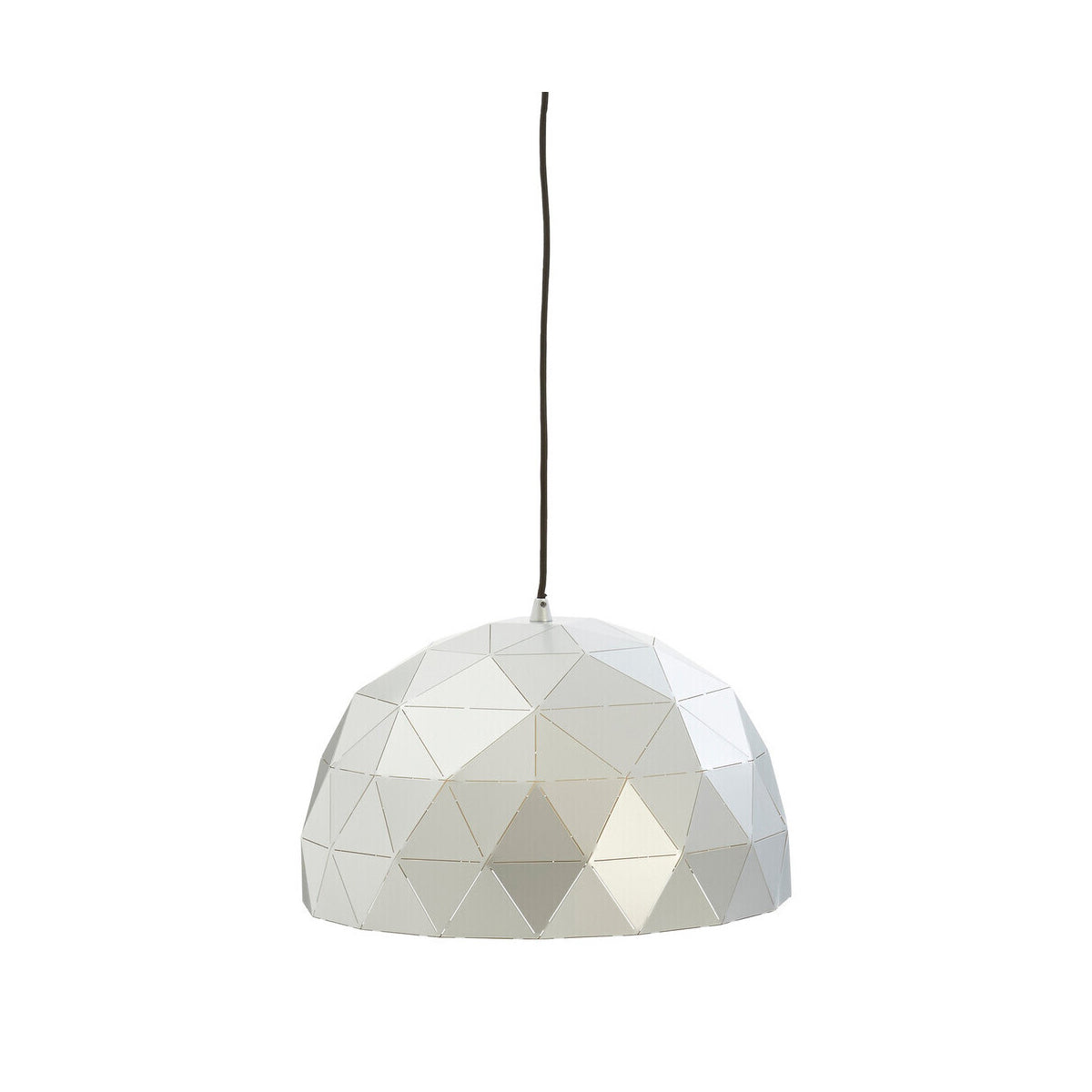 Mateo Small Silver Dome Pendant Light