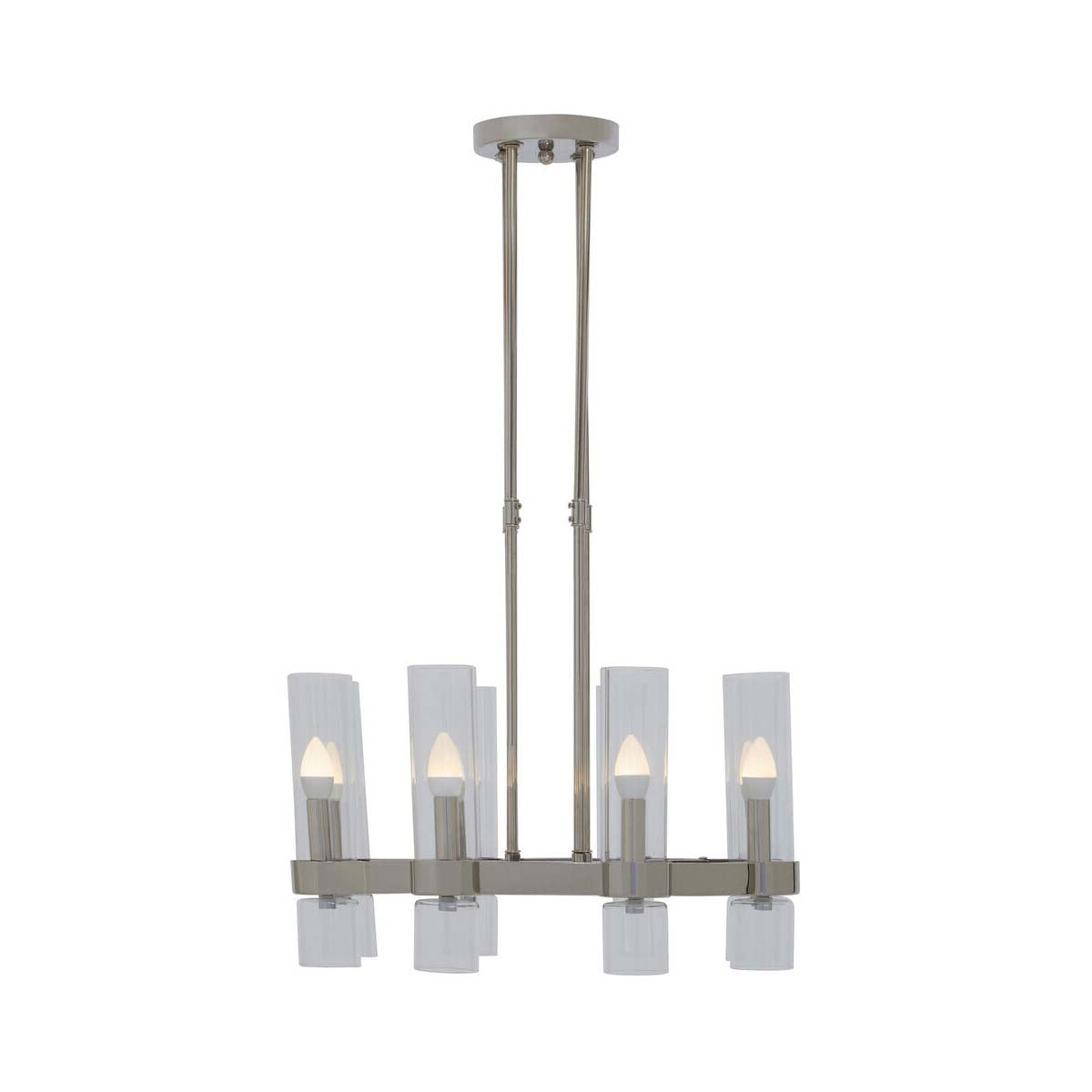 Alexis 8-Light Nickel Finish Ceilingt Light