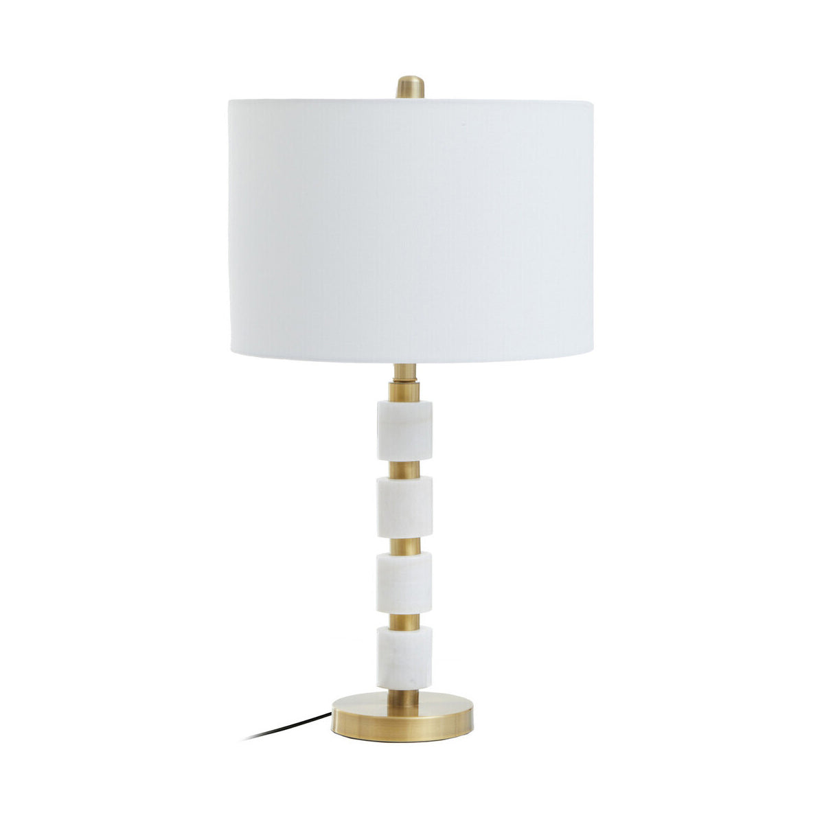 Elin White Marble Table Lamp