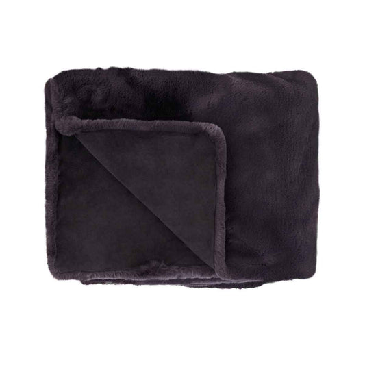Bosie Lamina Grey Fur Throw