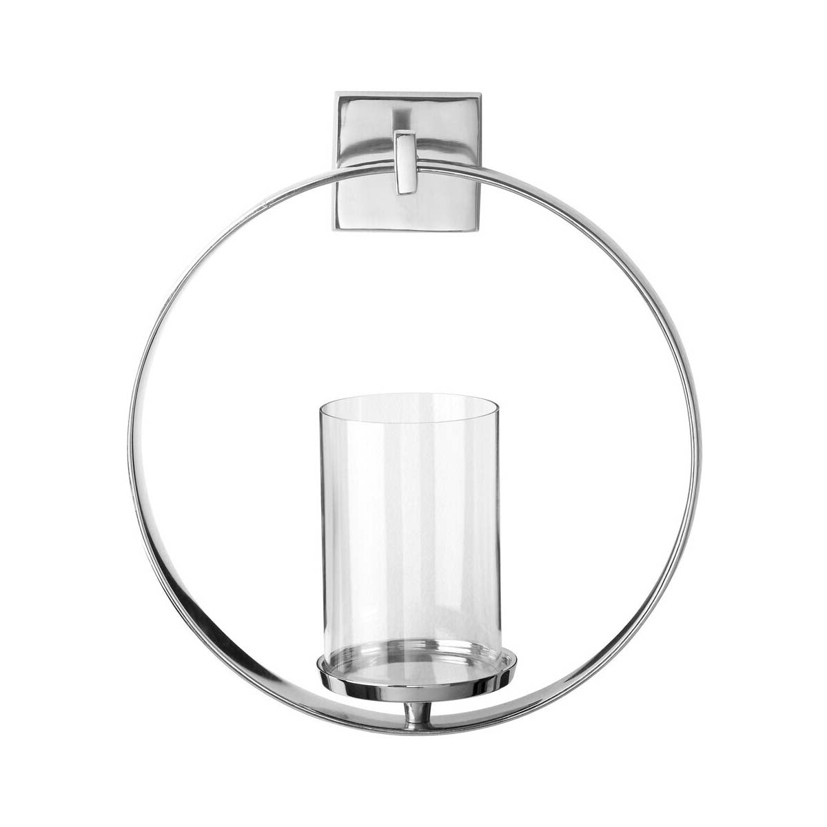 Cirqua Silver Finish Wall Sconce