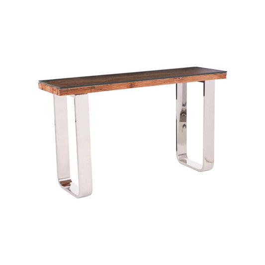 Kerala Natural U Shaped Base Console Table