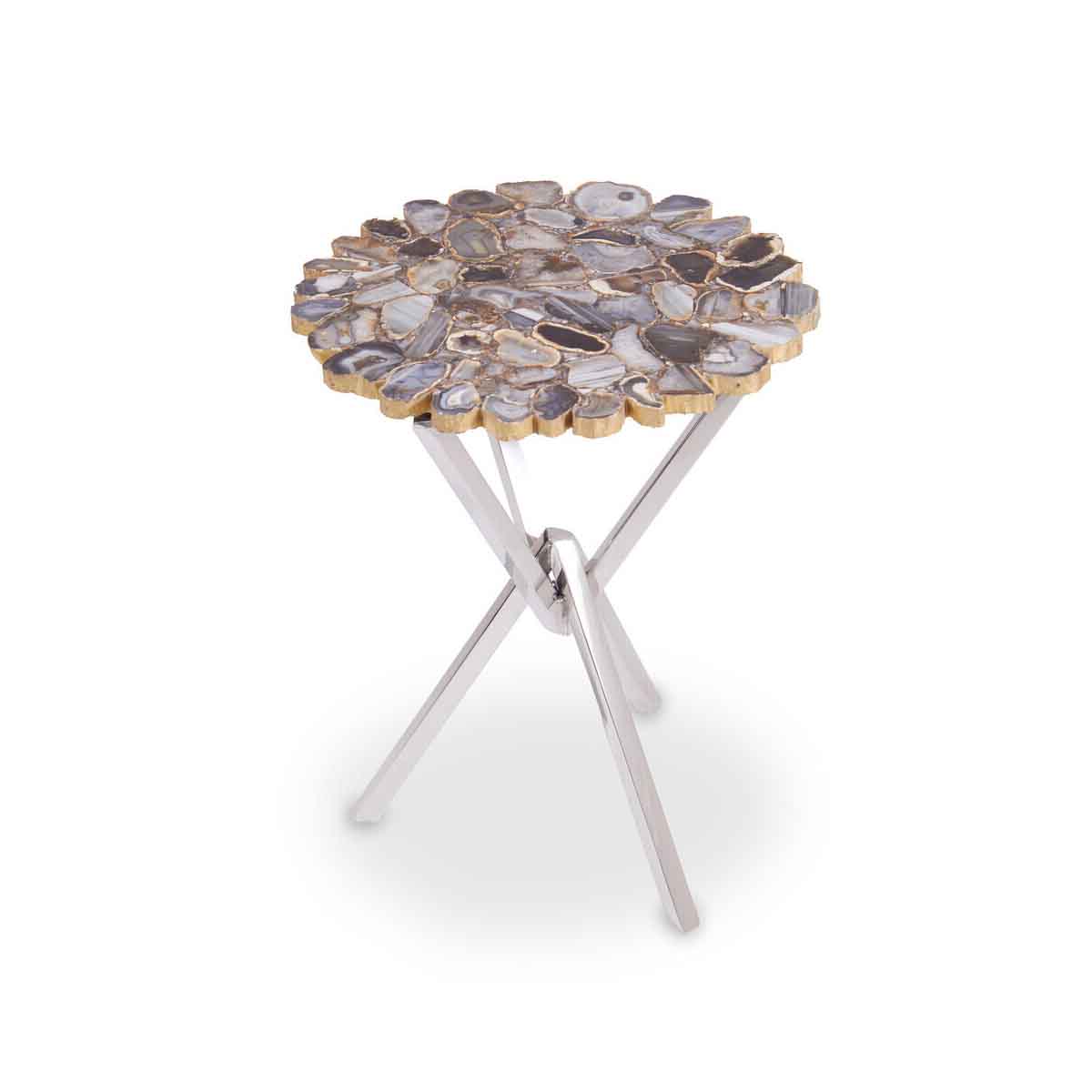 Rabia Agate Side Table