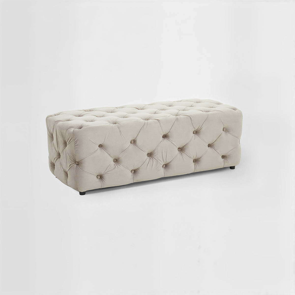 Alea Mink Velvet Bench