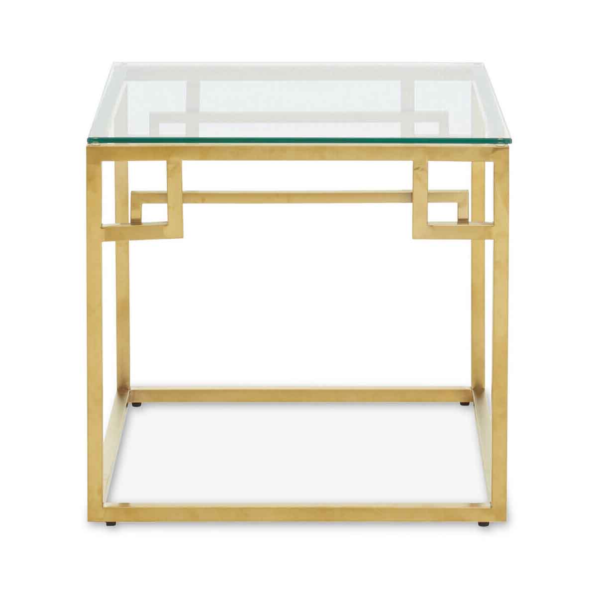 Allure Gold Brushed Side Table