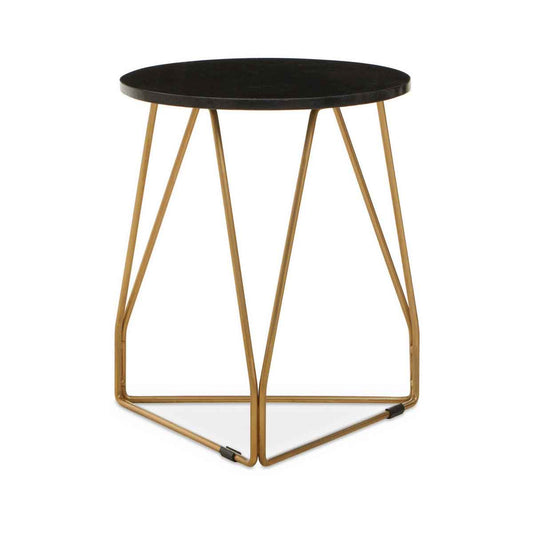 Corra Side Table With Sledge Base