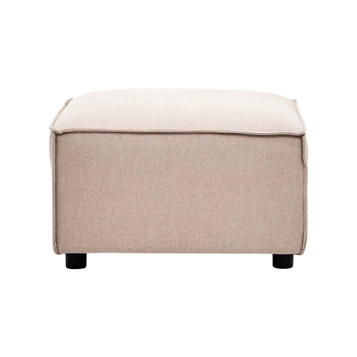 Toulouse Natural Fabric Sofa Ottoman