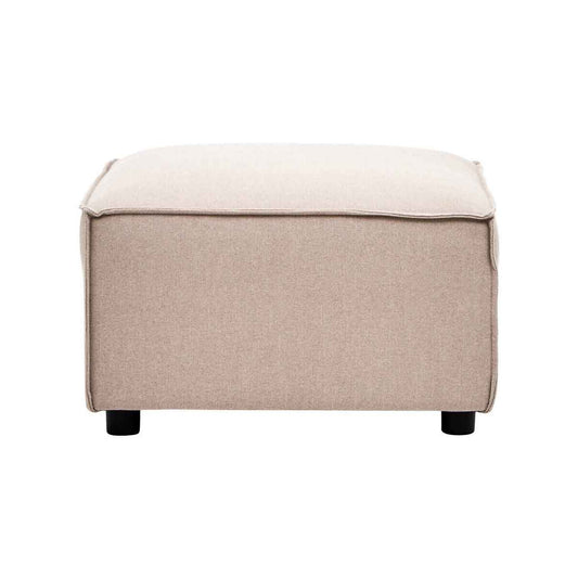 Toulouse Natural Fabric Sofa Ottoman