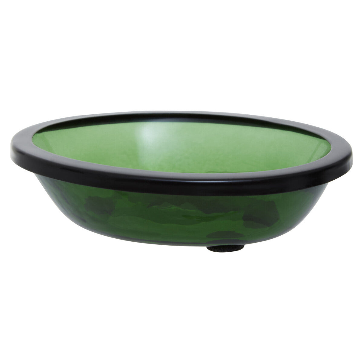 Allegra Kiara Green Glass Soap Dish