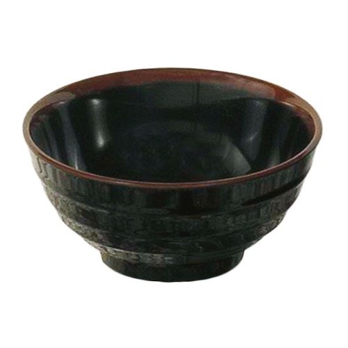 Tenmoku Melamine Rice Bowl 11oz - Dozen