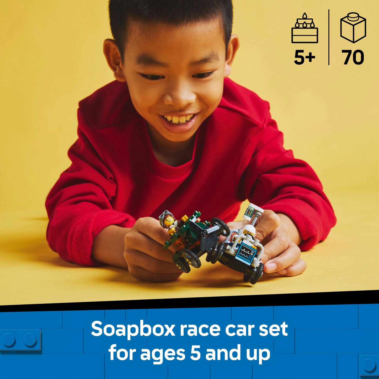 Lego City 60459 Airplane Vs. Hospital Bed Race Car Pack for Ages 5+