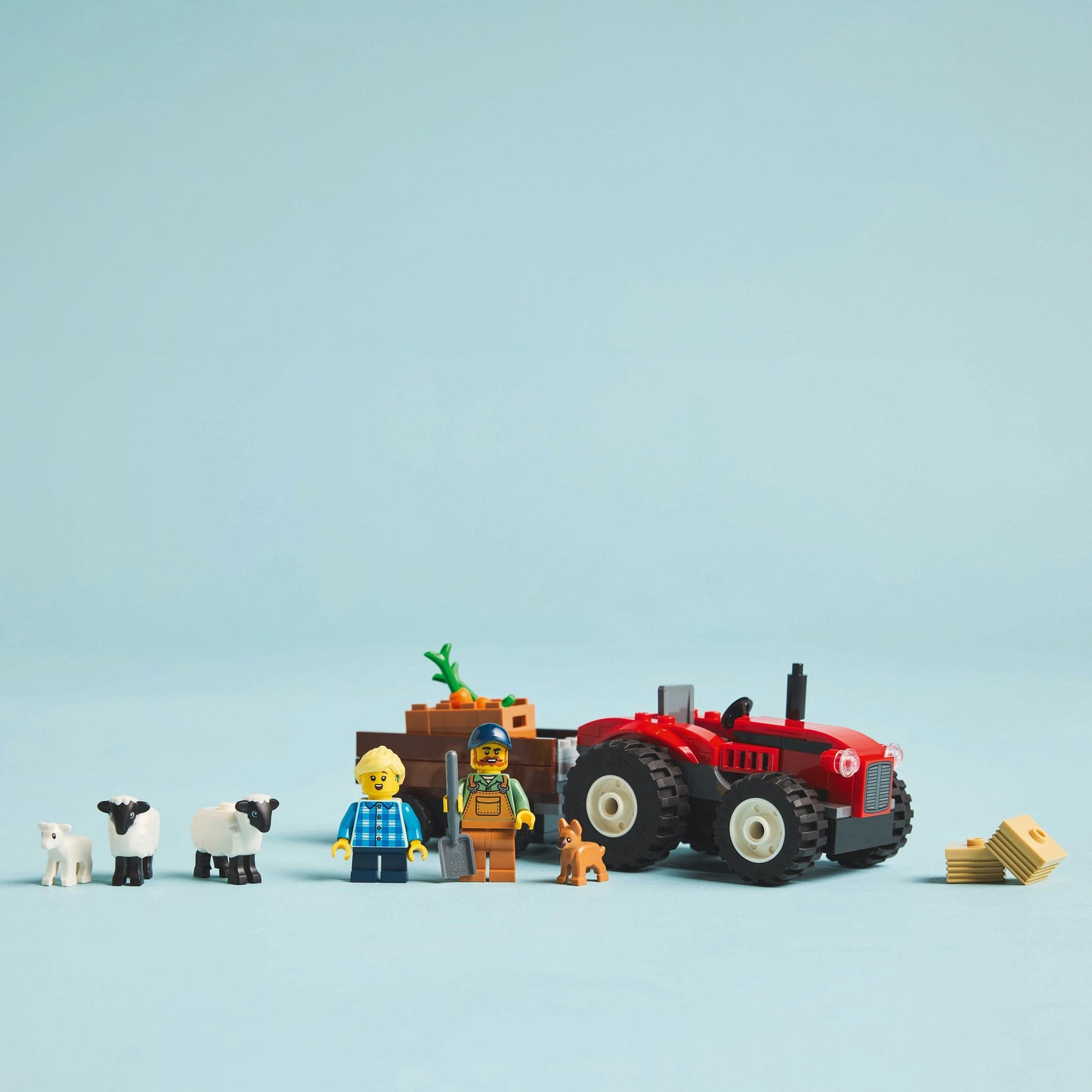 Lego City 60461 Red Farm Tractor with Trailer & Sheep for Ages 4 & Up
