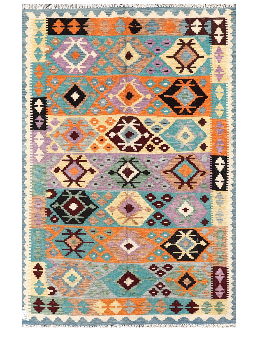Maimana Afghanistan Kilim Rug - 248 x164 cm