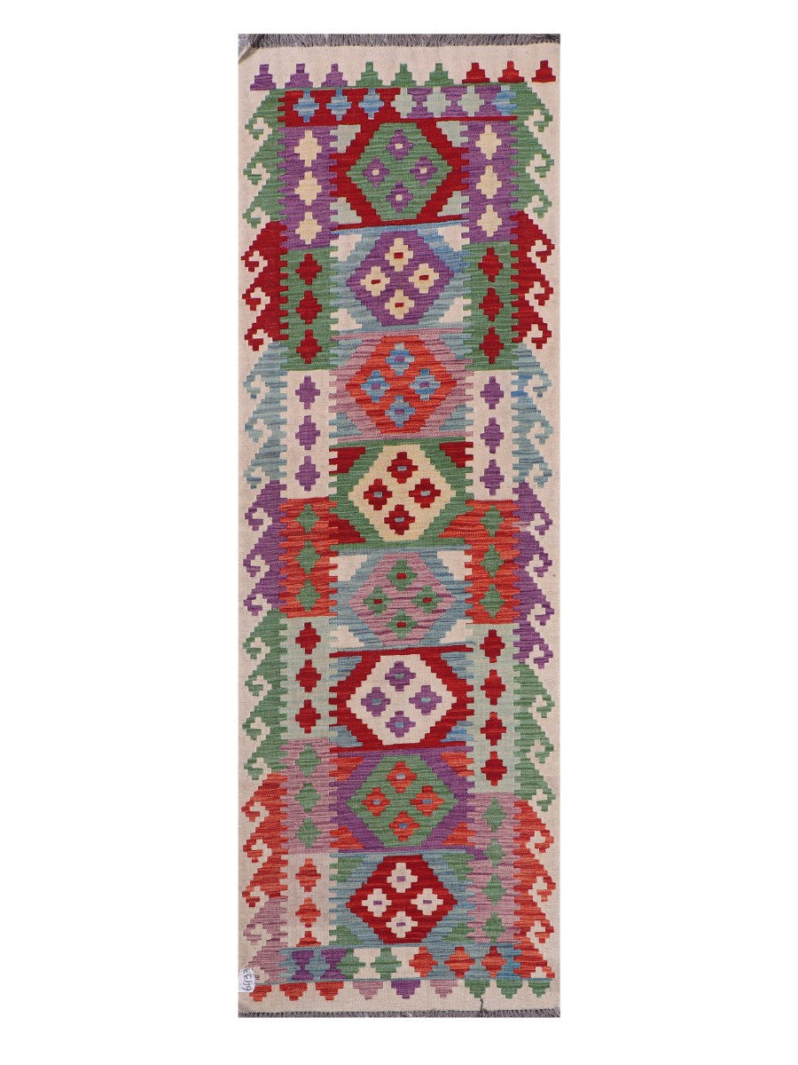 Maimana Afghanistan Kilim Runner - 247 x 81 cm
