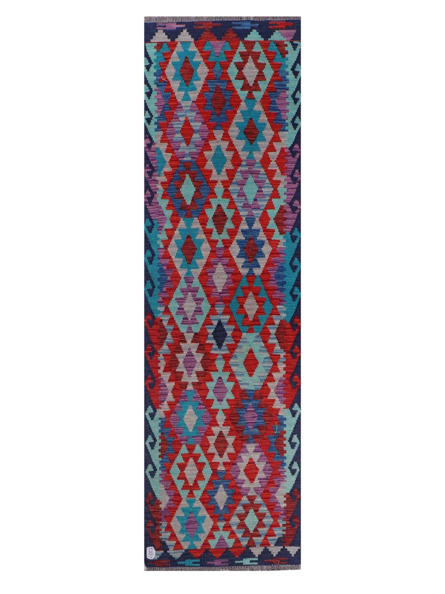 Maimana Afghanistan Kilim Runner - 286 x 81 cm