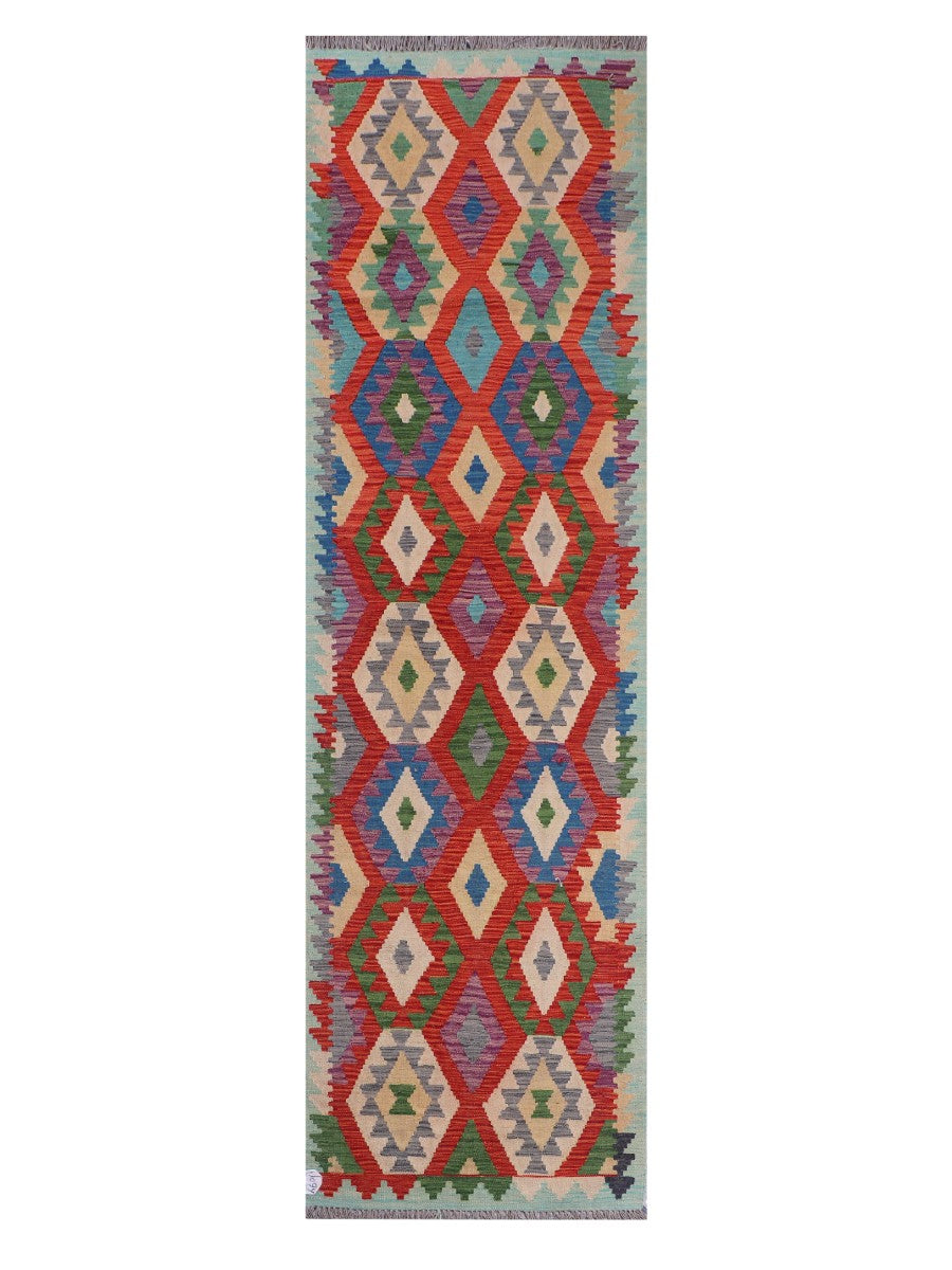 Maimana Afghanistan Kilim Runner - 291 x 84 cm