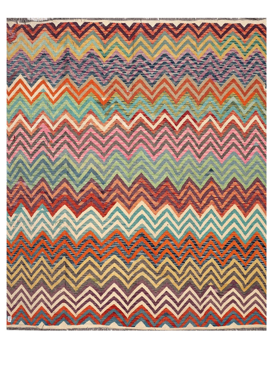 Maimana Afghanistan Kilim Rug - 295 x250 cm