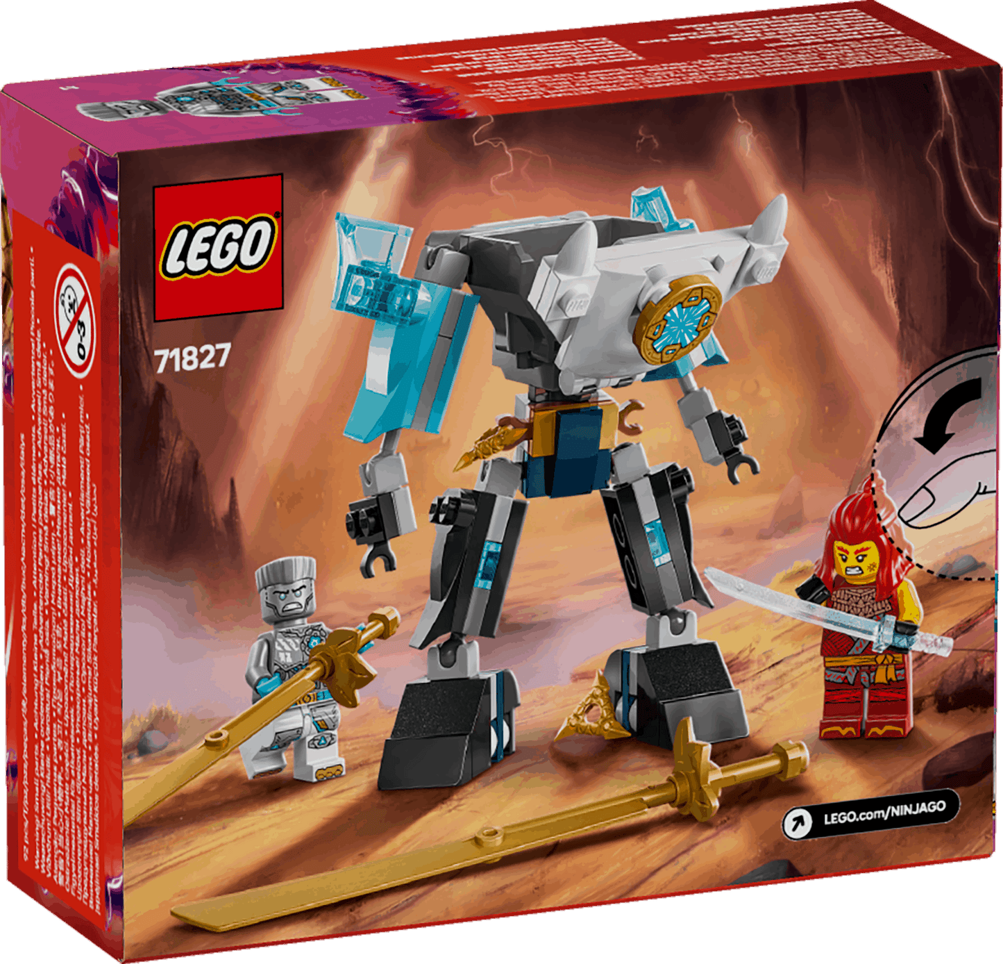 Lego Ninjago 71827 Zane's Battle Suit Mech Playset for Ages 6 and Up