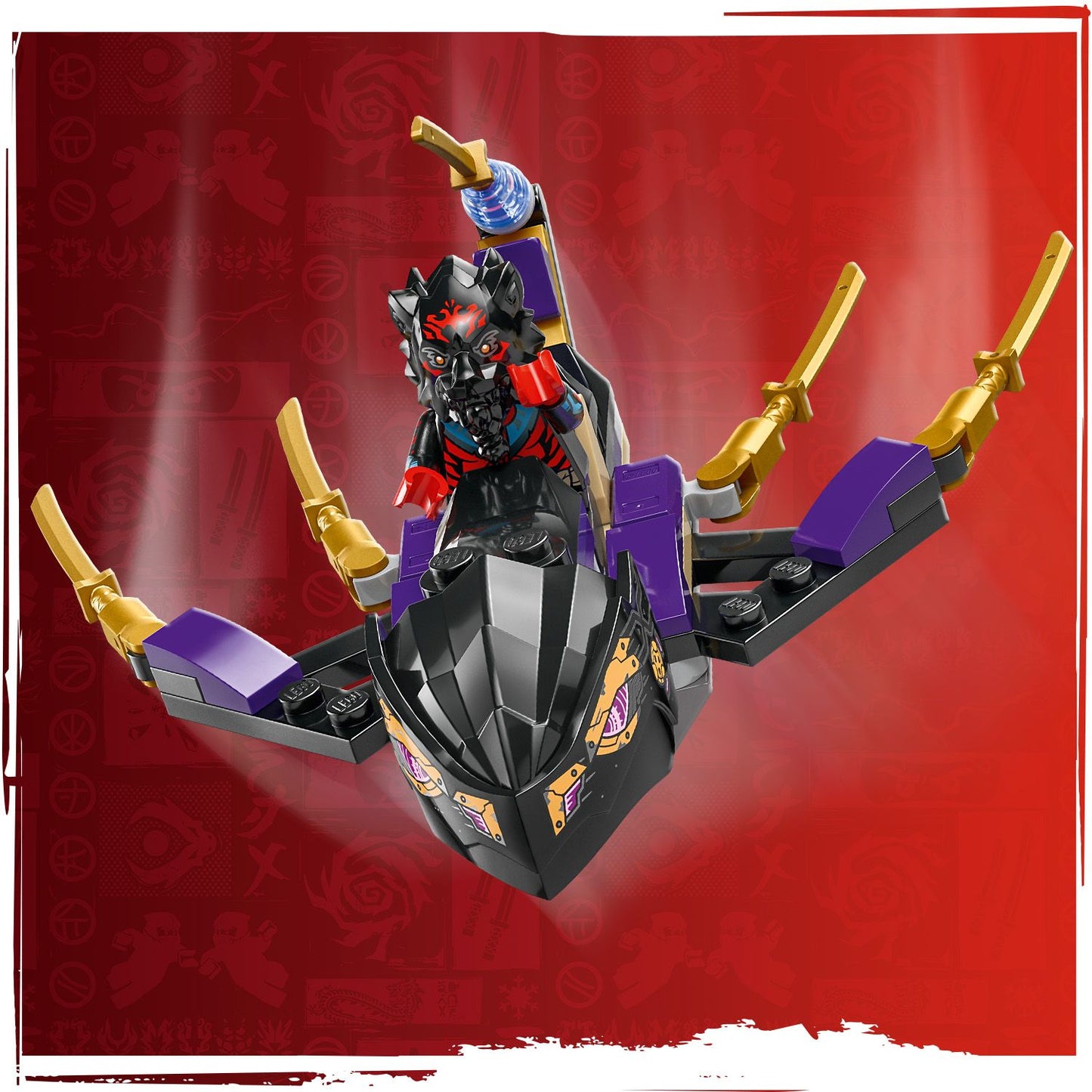 Lego Ninjago 71833 Ras and Arin's Super Storm Jet Playset for Ages 8+