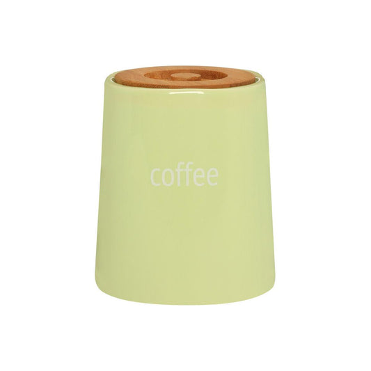 Fletcher Green Ceramic Coffee Canister