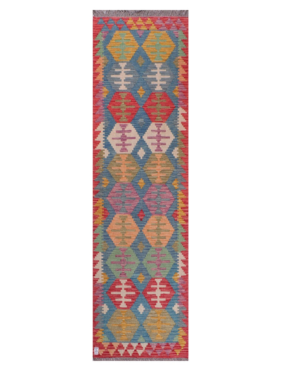Maimana Afghanistan Kilim Runner - 289 x 79 cm