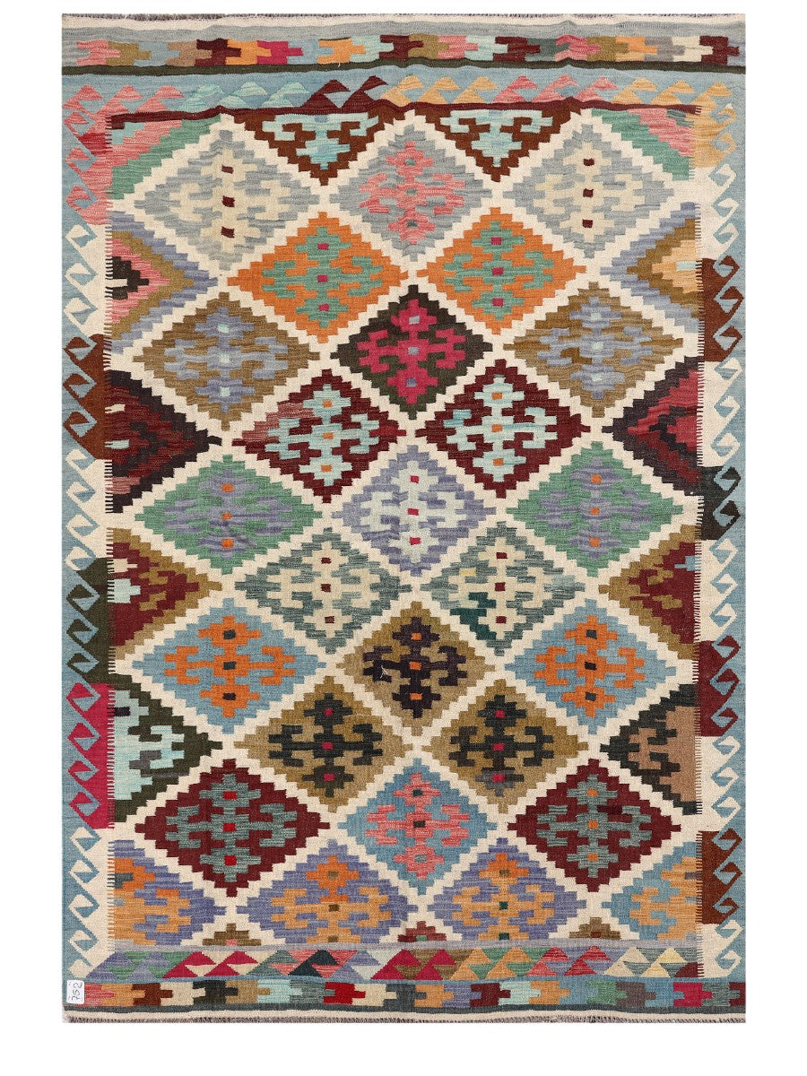 Maimana Afghanistan Kilim Rug - 299 x192 cm