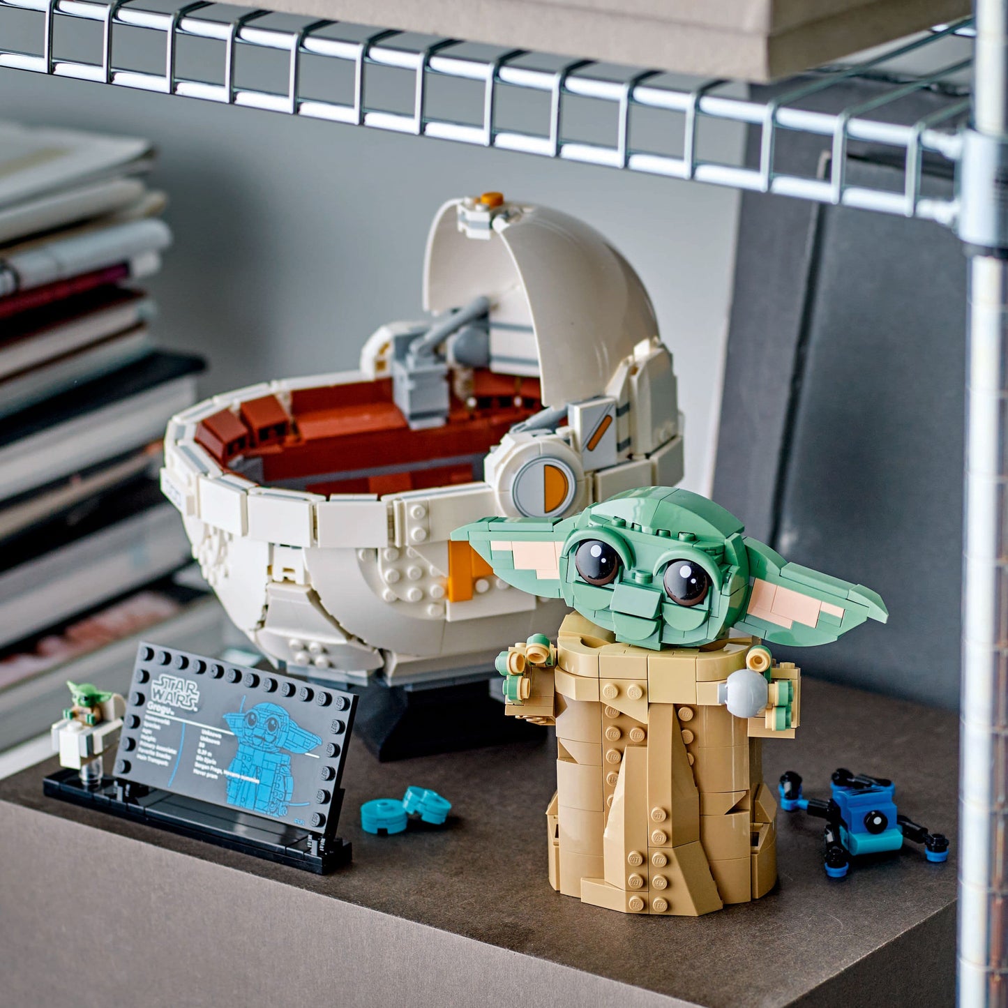 Lego Star Wars 75403 Grogu with Hover Pram Playset for Ages 10 and Up