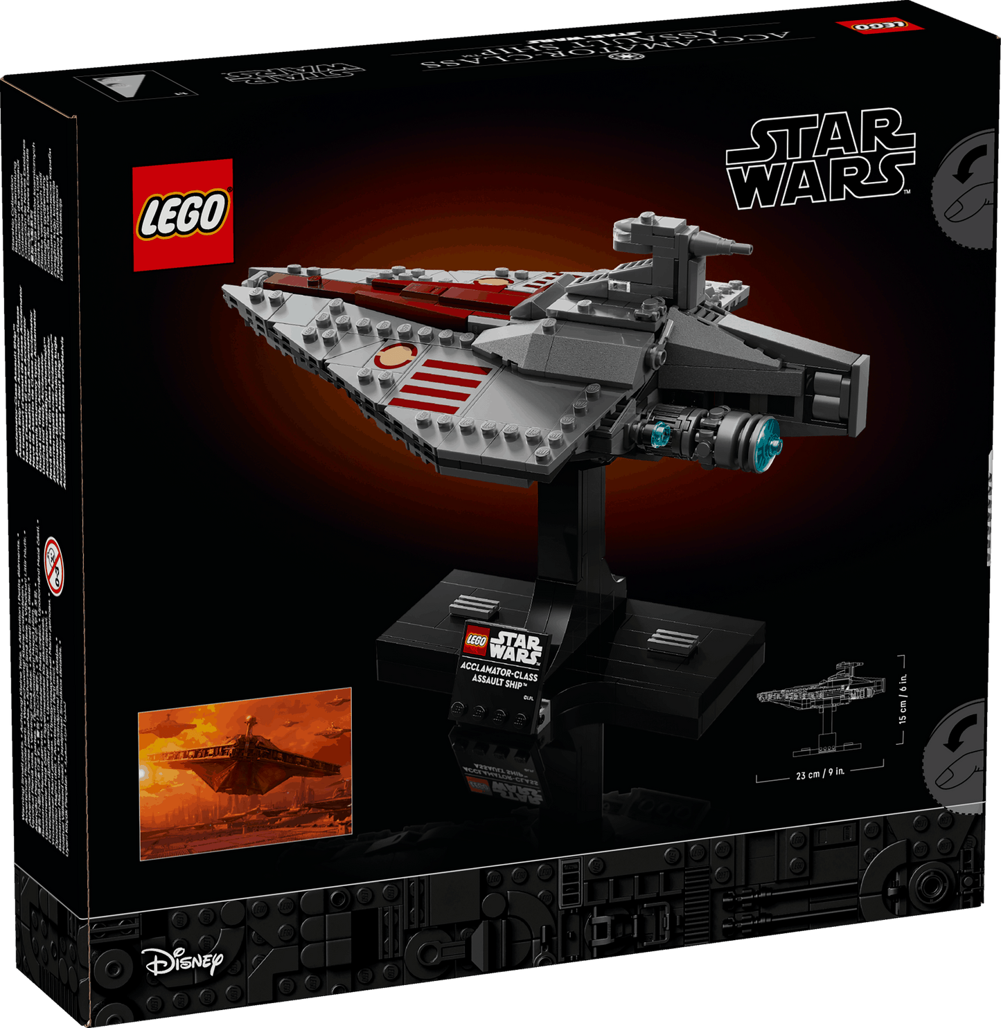 Lego Star Wars 75404 Acclamator-Class Assault Ship for Adults Ages 18+