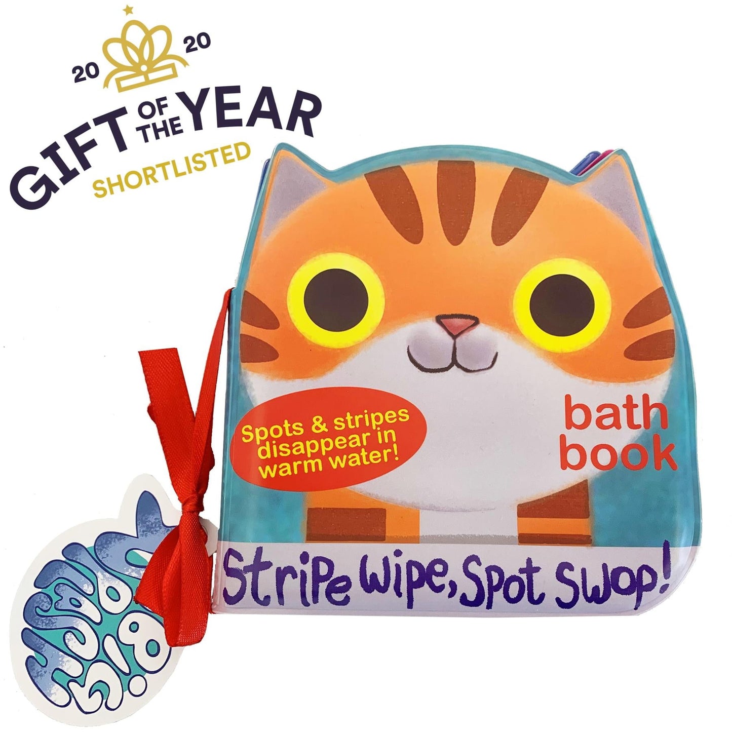 Baby's Magic Bath Book with Disappearing Design - Animal OR Dinosaur