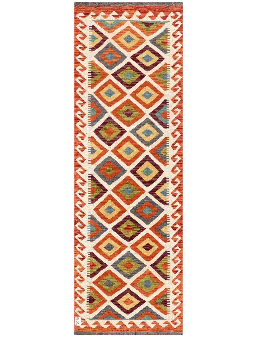 Maimana Afghanistan Kilim Rug - 215 x70 cm