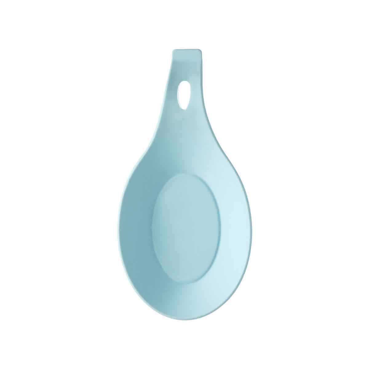 Zing Light Blue Silicone Spoon Rest