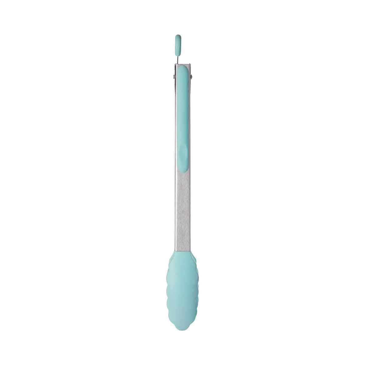 Zing Light Green Silicone Tongs