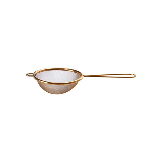 Alchemist Small Gold Finish Round Sieve