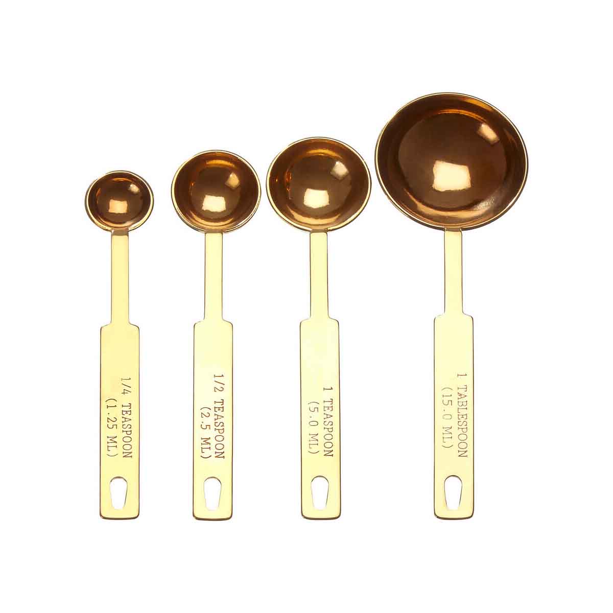 Alchemist Gold Finish Measuring Spoons
