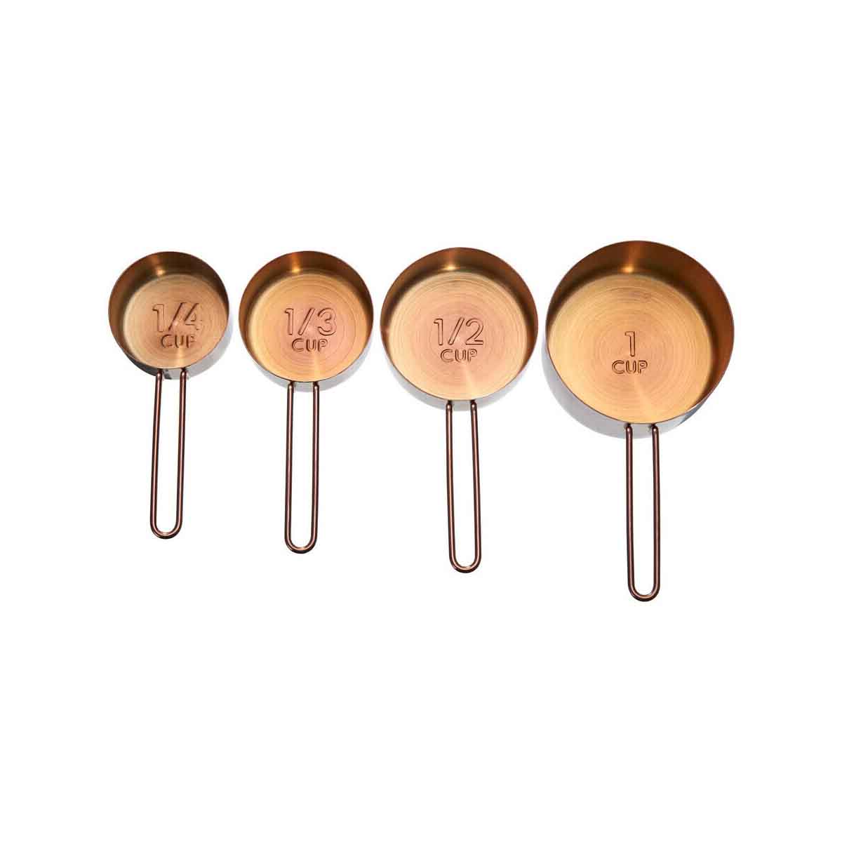Alchemist Set of 4 Rose Gold Measuring Cups
