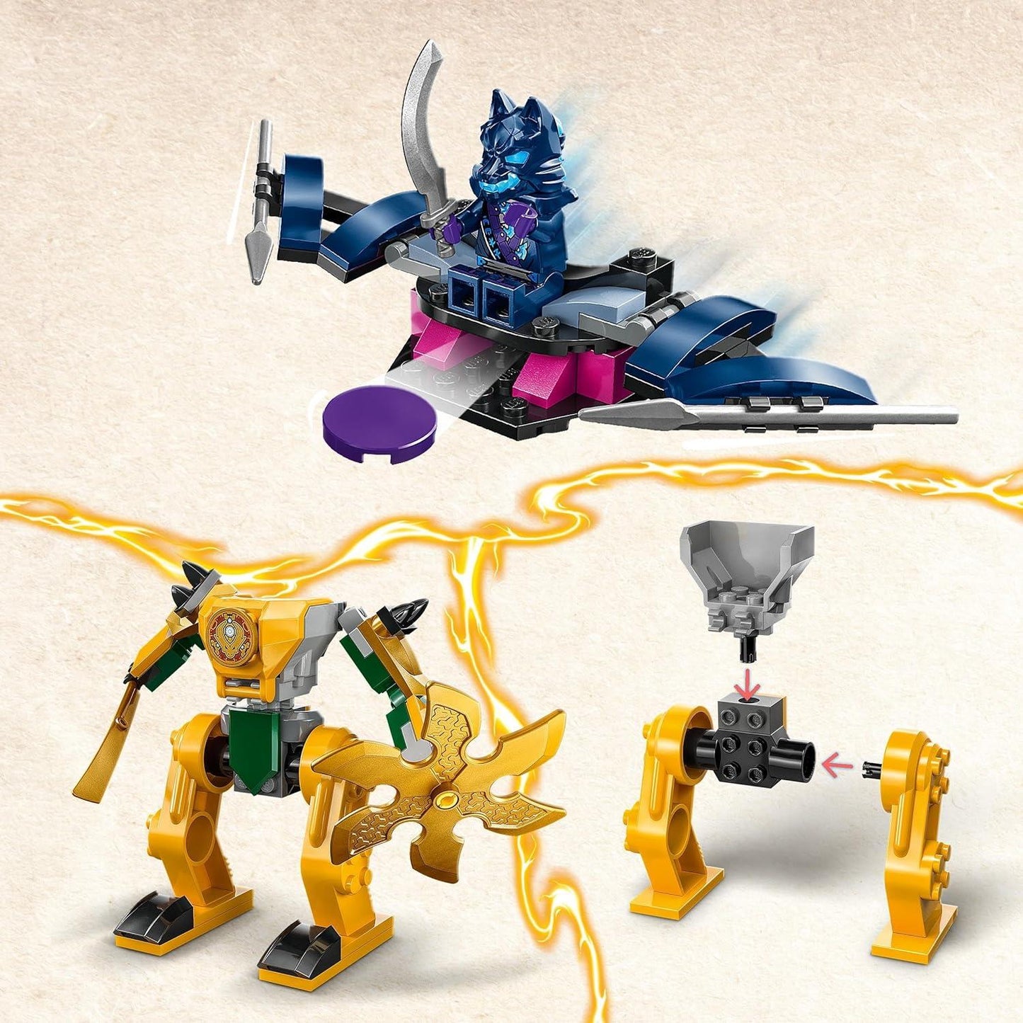 Lego Ninjago 71804 Arin's Battle Mech Toy Playset for Ages 4 and Up