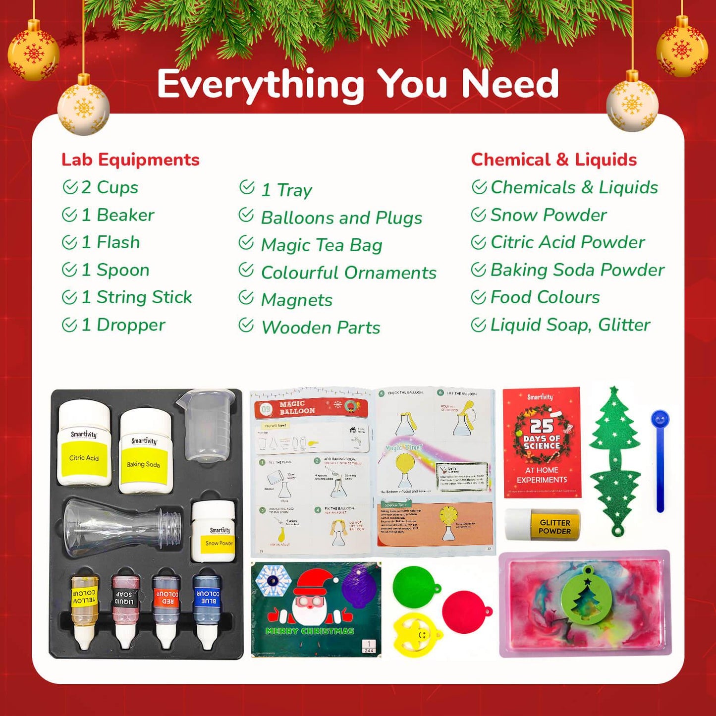 Smartivity Santa’s Science Lab STEM Experiments Kit